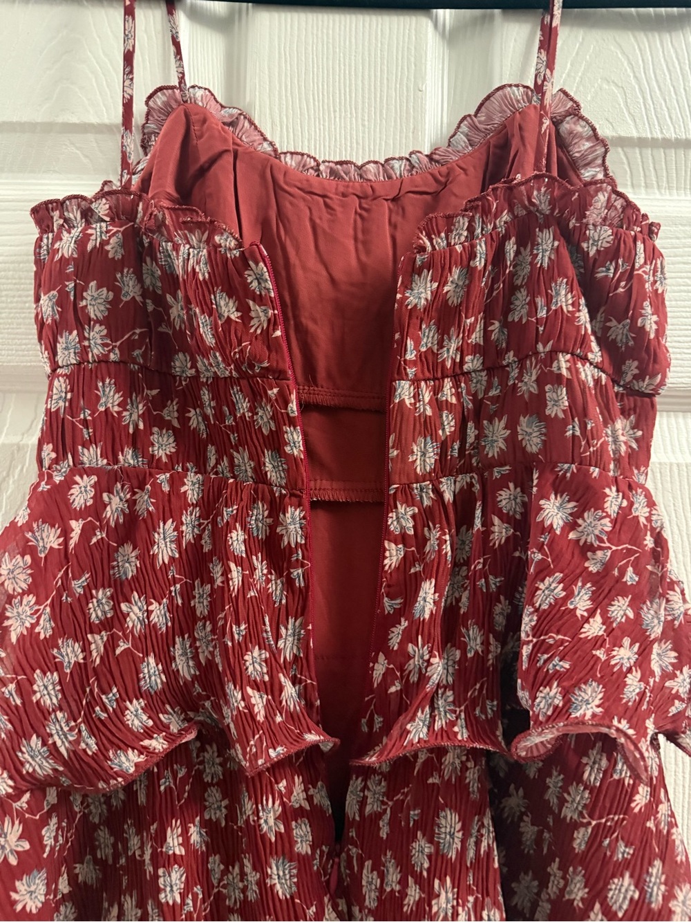 Petal + Pup Ruffle Mini Dress Size 4 - Picture 7 of 11